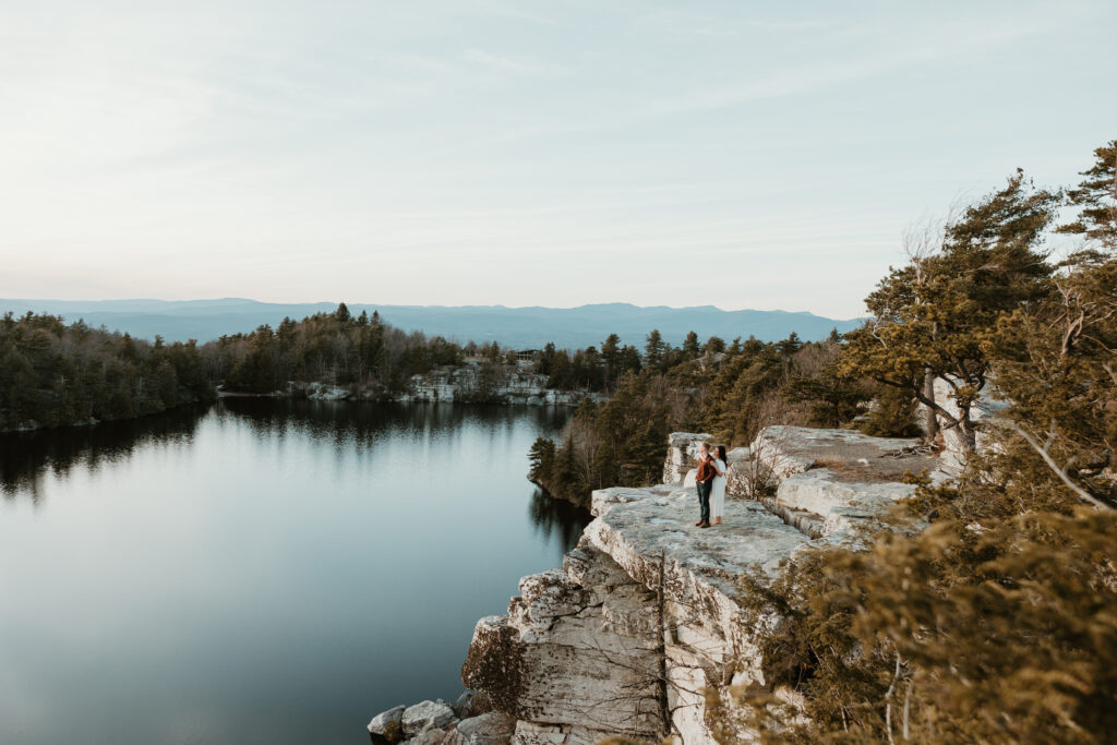 Minnewaska state park engagement photos