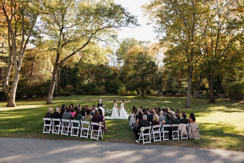 New England intimate wedding