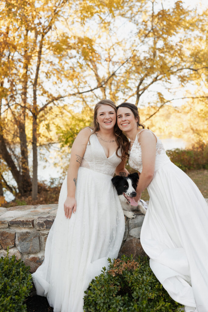 Fall wedding portraits in New England