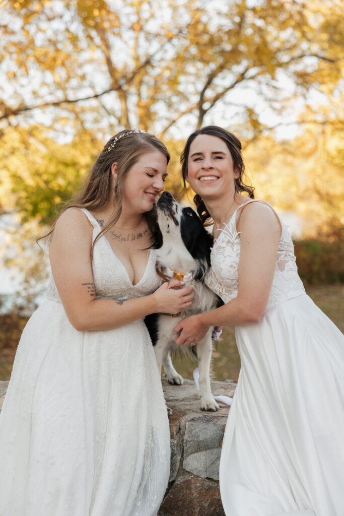 Fall wedding portraits in New England
