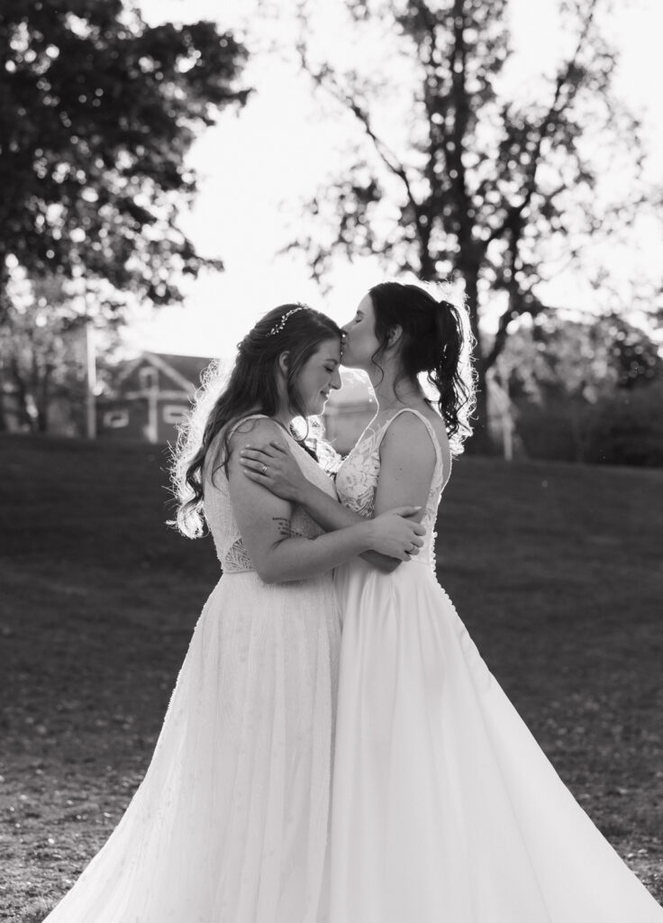 Fall wedding portraits in New England