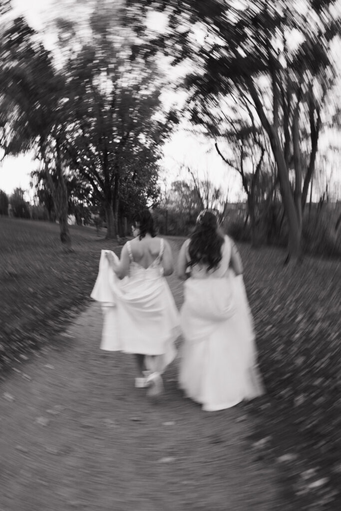 Fall wedding portraits in New England