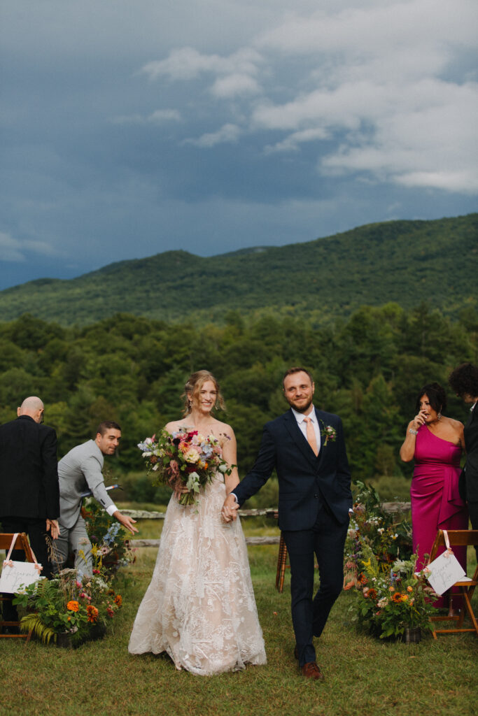 Adirondack wedding ceremony
