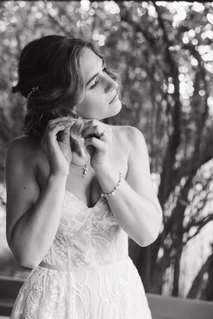 bride getting ready details