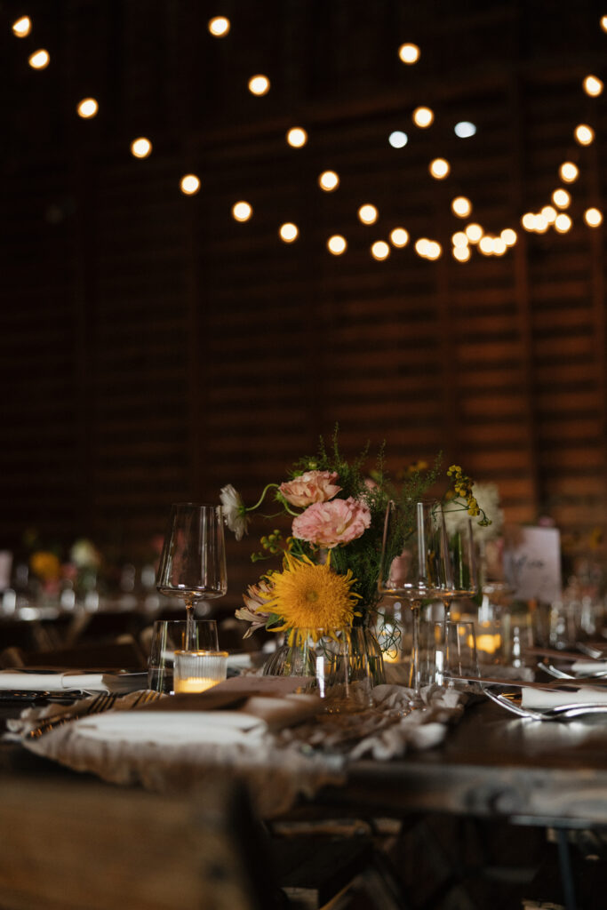 reception photos at taconic ridge farm in hillsdale New York 