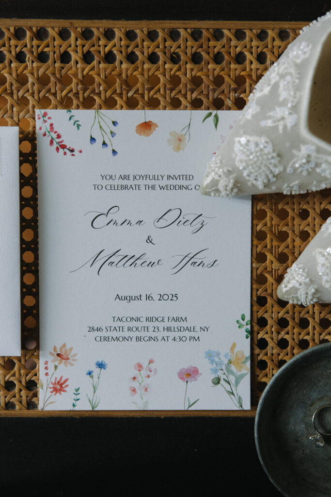 intimate wedding at taconic hill farm in Hillsdale new york