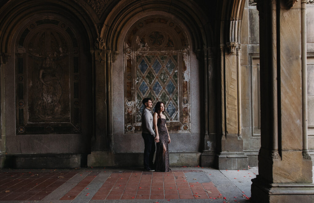 Central Park engagement photos in New York City