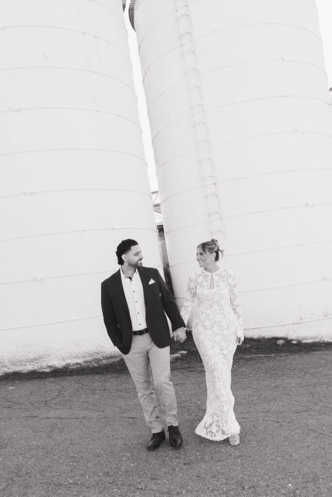 candid engagement session 