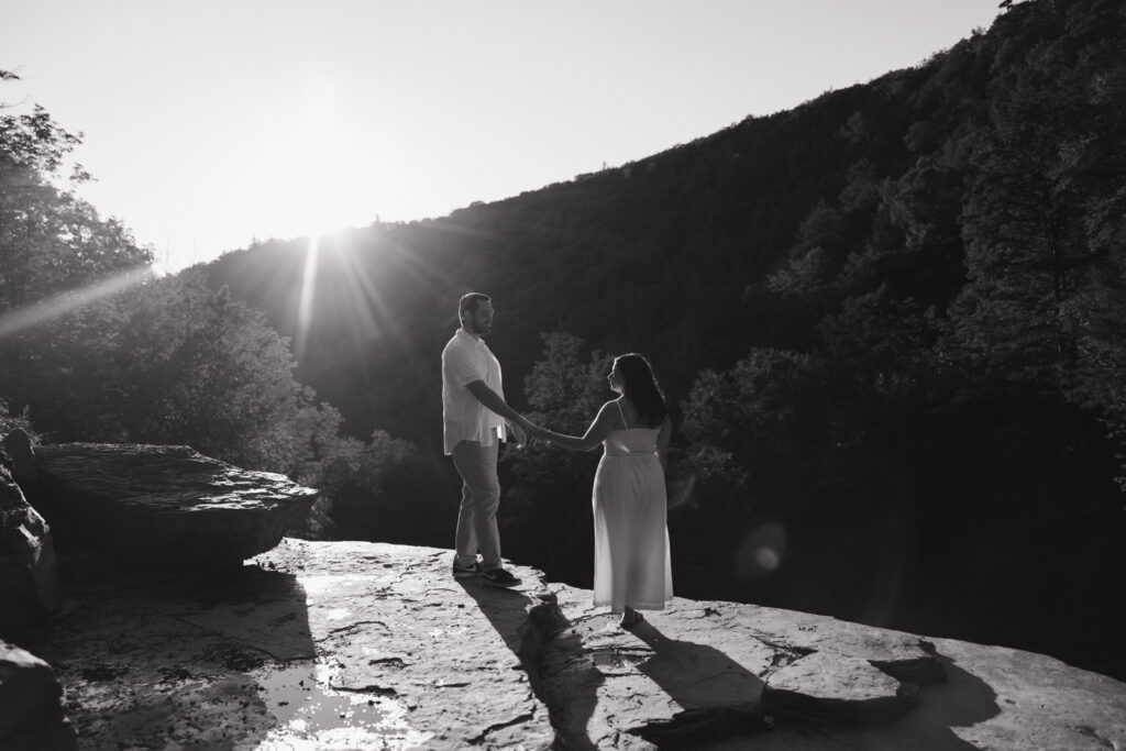 engagement session in the Catskills ny 