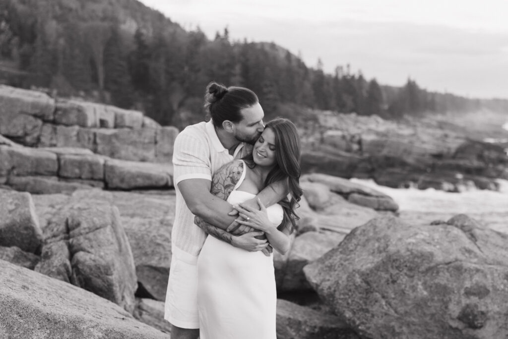 maine engagement photos