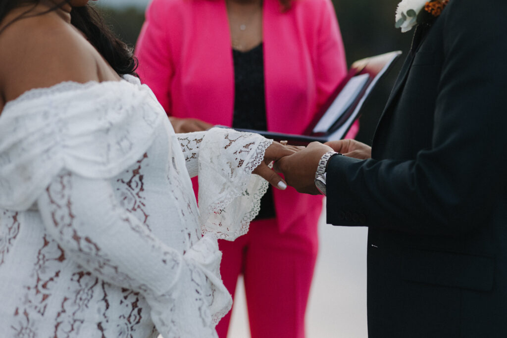 ceremony at minnewaska state park